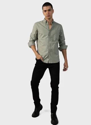 Button Down Slim Fit Shirt