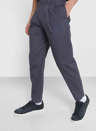 Checked Sweatpants