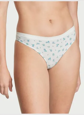 Seamless Waffle Thong Panty