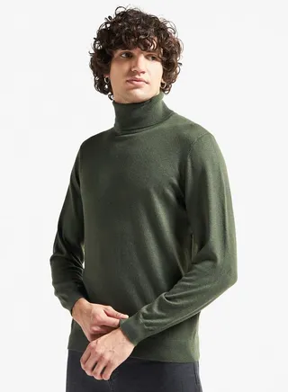 High Neck Knitted Sweater