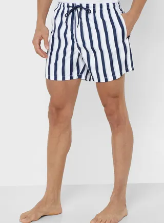 Bravesoul MENS STRIPE PRINTED SWIMS