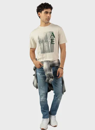 Graphic Crew Neck T-Shirt
