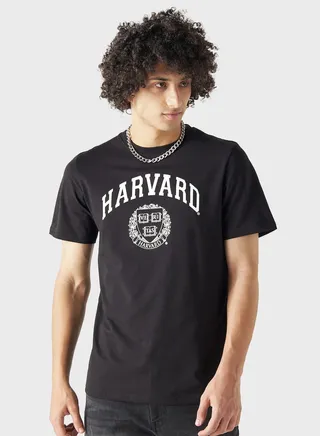 Harvard Graphic Print T-Shirt