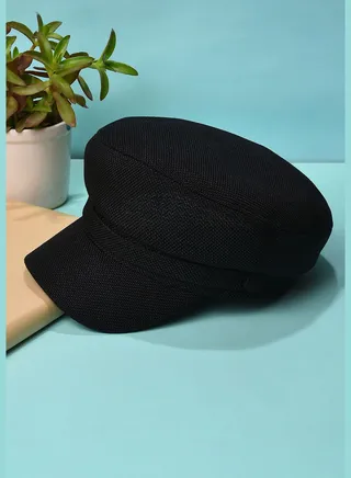 Casual Solid Polyester Sun Visor Cap For Men