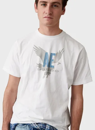 Logo Graphic Crew Neck T-shirt