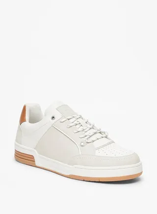 Men's Colourblock Lace-Up Sneakers