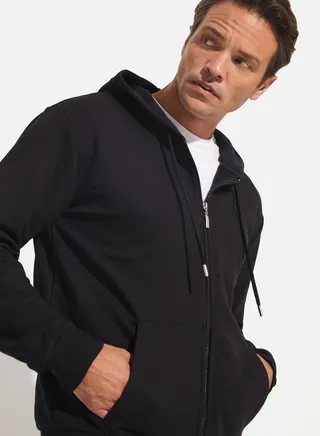 Casual Zippered Pocket Hoodie