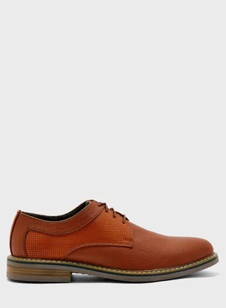 Welt Detail Casual Lace Ups