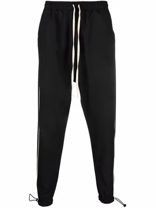 High-Waisted Tapered Trousers