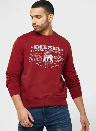 Logo Crew Neck Sweatshirt