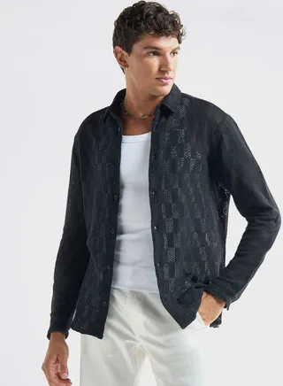 Textured Regular Fit Shirt