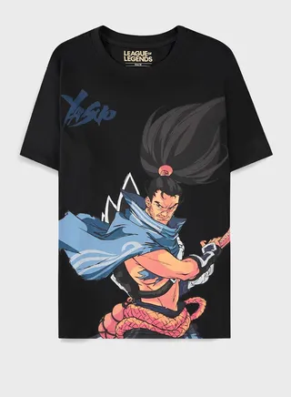 Yasuo Print Crew Neck T-Shirt