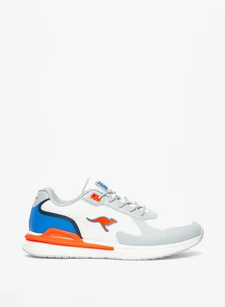 Men's Panelled Lace-Up Sports Shoes