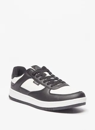 Mens Colourblock Lace-Up Sports Casual Sneakers
