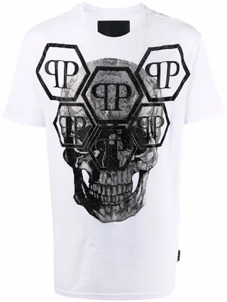 crystal skull logo T-shirt