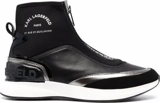 Logo-Print Slip-On Trainers