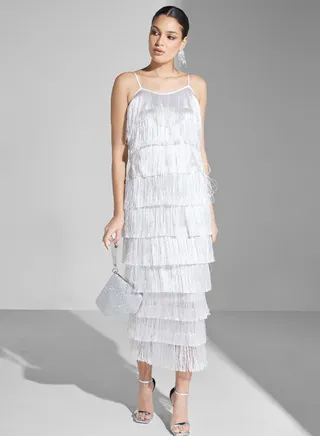 Ruffle Detail Dress