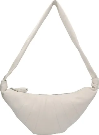 Croissant Zip-up Medium Crossbody Bag
