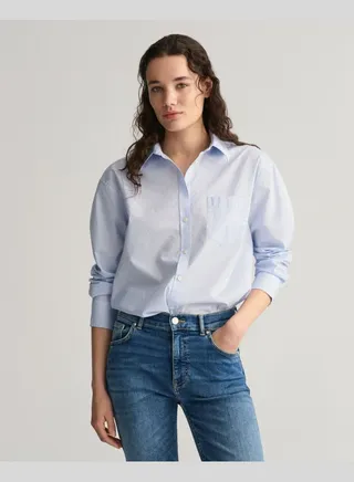 Relaxed Fit Poplin Shirt