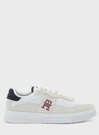 Logo Print Low Top Sneakers
