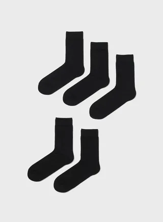 5 Pack Crew Socks