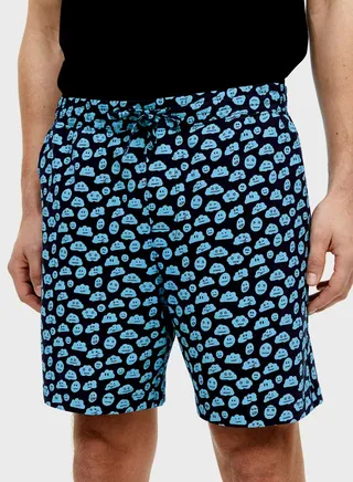 Printed Drawstring Pyjama Shorts