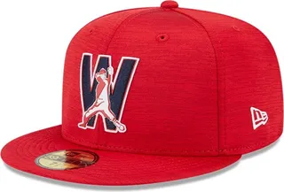 Men's New Era Red Washington Nationals 2023 Clubhouse 59FIFTY Fitted Hat