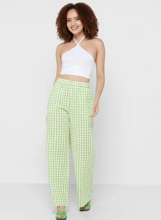 Gingham Seersucker Pants