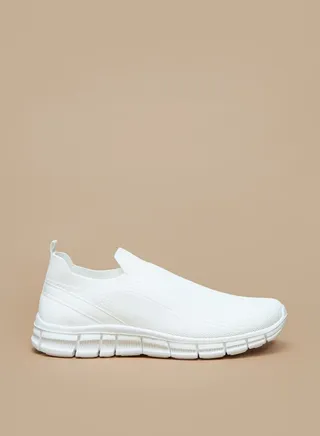 Men's Textured Slip-On Sports Shoes