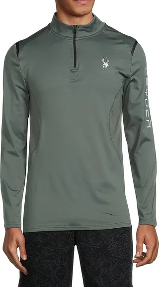 Logo Zip Up Pullover