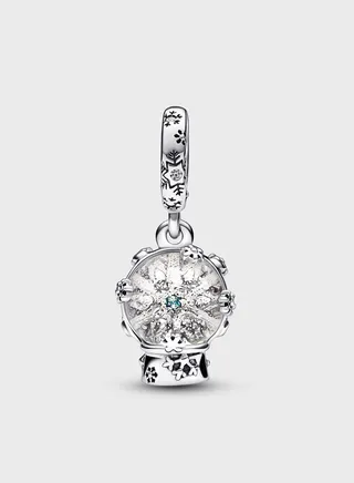 Snowflake Snowglobe Dangle Charm