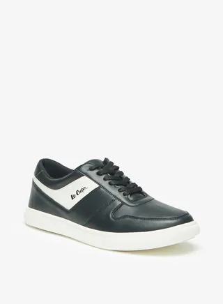 Men's Solid Lace-Up Sneakers