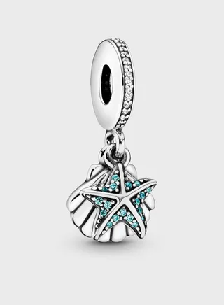 Starfish & Sea Shell Dangle Charm