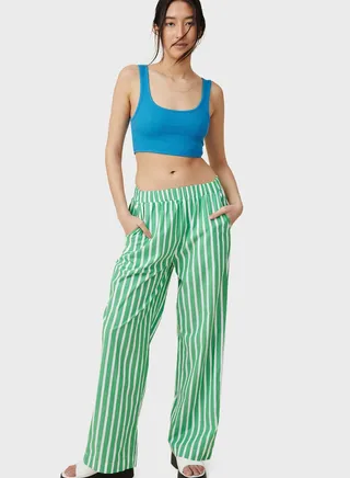 Striped Wide Leg Pants