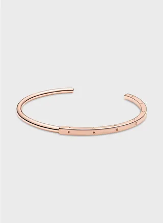 Pandora Signature I-D Open Bangle