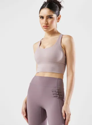 Cross Back Detail Sports Bra