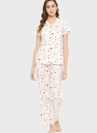 Printed Shirts & Pyjama Set