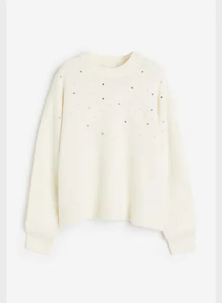 Crew Neck Knitted Sweater