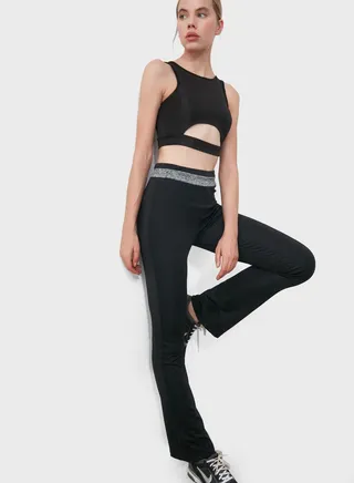 High Waist Flared Pants