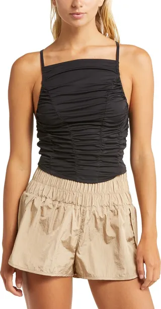 Shirr Enough Cutout Camisole