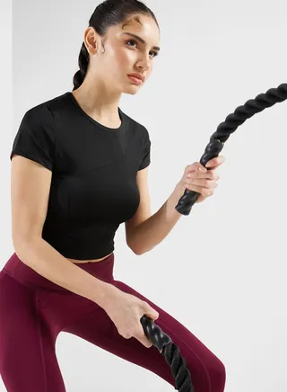 Cutout Detail Athletic Top