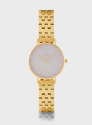 Petite Steel Strap Analog Watch