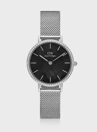 Petite Steel Strap Analog Watch
