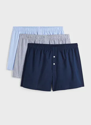 3-Pack Woven Boxer Shorts