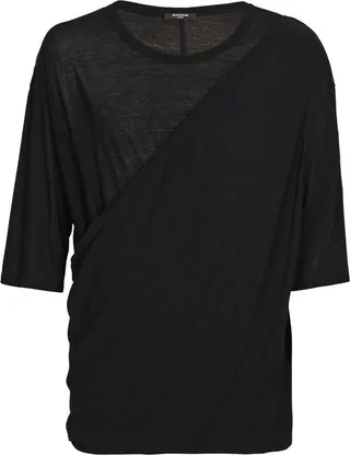 Balmain Draped T-Shirt