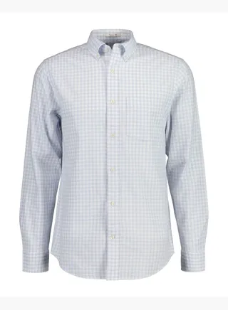 Slim Fit Jaspe Gingham Shirt