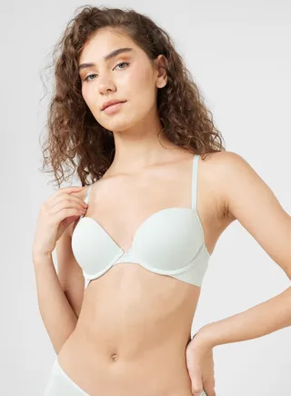 Plunge Neck Bra