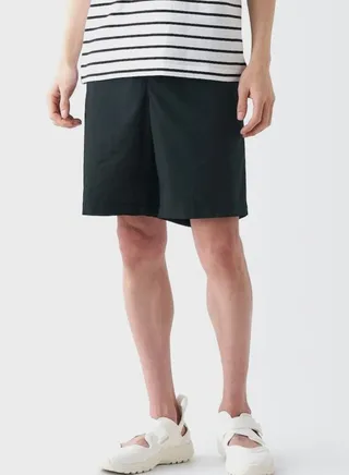 Washed Broad Short Pants