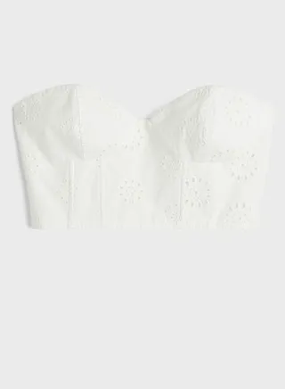 Sweetheart Neck Crop Top