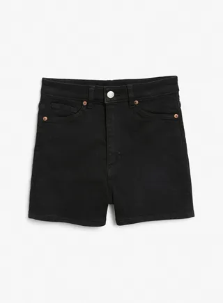 High Waist Denim Shorts